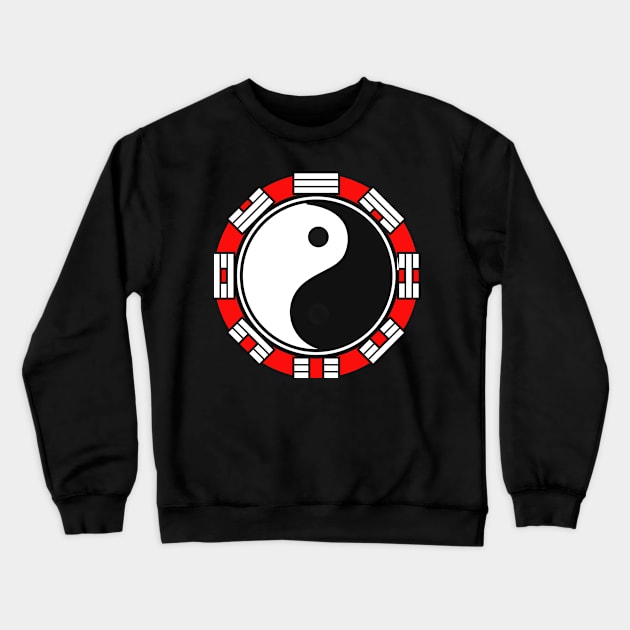 Qigong Tai Chi Yin Yang martial arts Crewneck Sweatshirt by QQdesigns